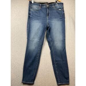 Torrid Sky High Rise Jeans Womens Plus 18R Med Wash Casual Denim Stretchy